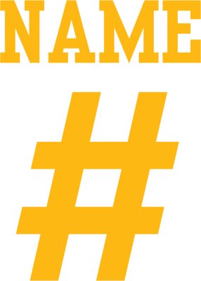 Name and Number Sample